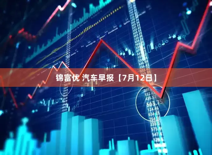 锦富优 汽车早报【7月12日】